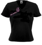 Bild zum Artikel: Pink Monkey Stuff Girlieshirt schwarz