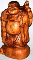 Bild zum Artikel: HAPPY - BUDDHA FIGUR STATUR SKULPTUR AUS HOLZ ZU 100% HANDGESCHNITZT CA. 52 CM