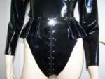 Bild zum Artikel: Latex Leotard Slip mit Voland Rock schwarz