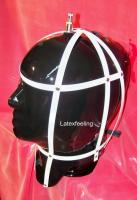 Bild zum Artikel: Latex" Käfig" Helm Blow UP