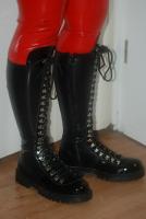 Bild zum Artikel: Latex BOOTS UNISEX Kniestiefel