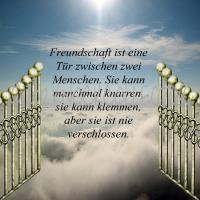 Bild zum Artikel: Sprüchebild Freundschafttür