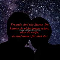 Bild zum Artikel: Sprüchebild Freundsterne